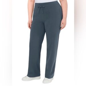 Women’s Wide-Leg Drawstring Pants - Slate Gray